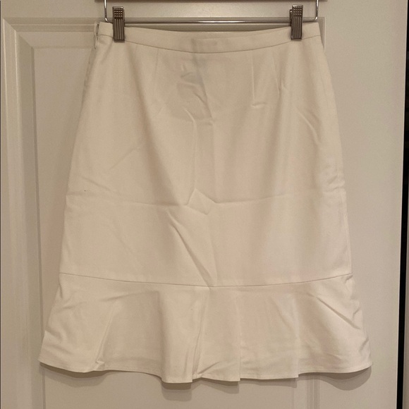 The Limited Cream A-Line Knee-Length Skirt for Work - Picture 3 of 8